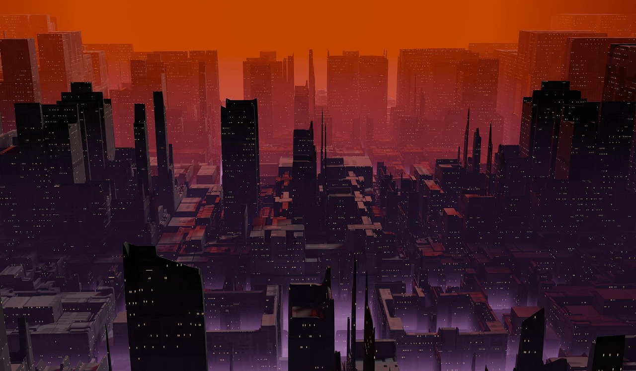 Futuristic cityscape — the frontier of science fiction