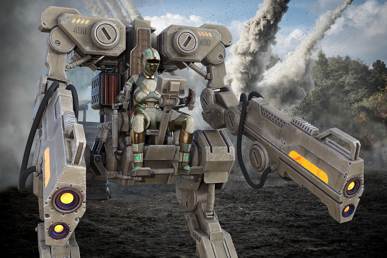 Soldiers in futuristic combat — the intensity of military sci-fi