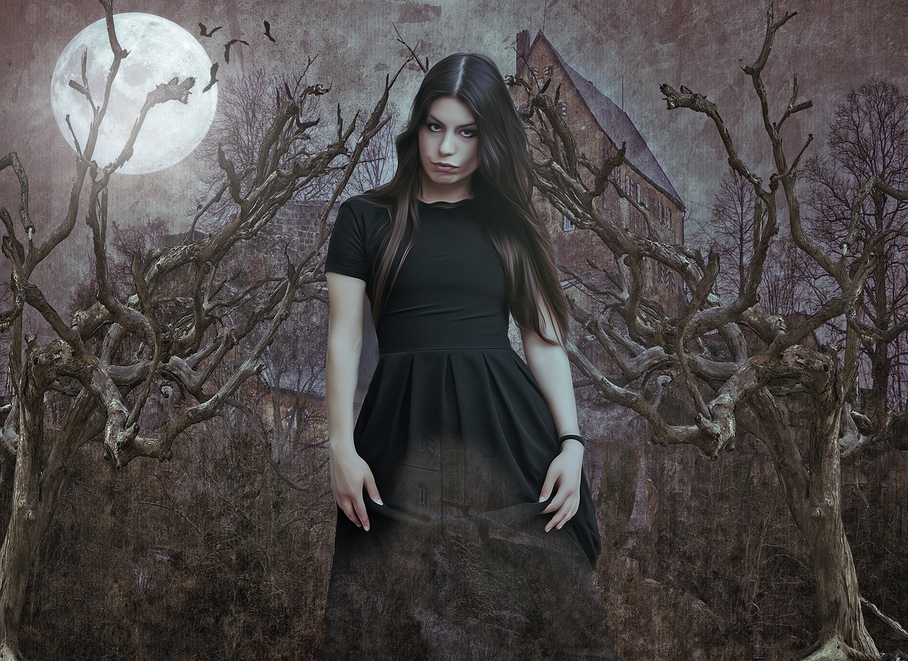 Gothic figure in moonlight — the allure of paranormal romance