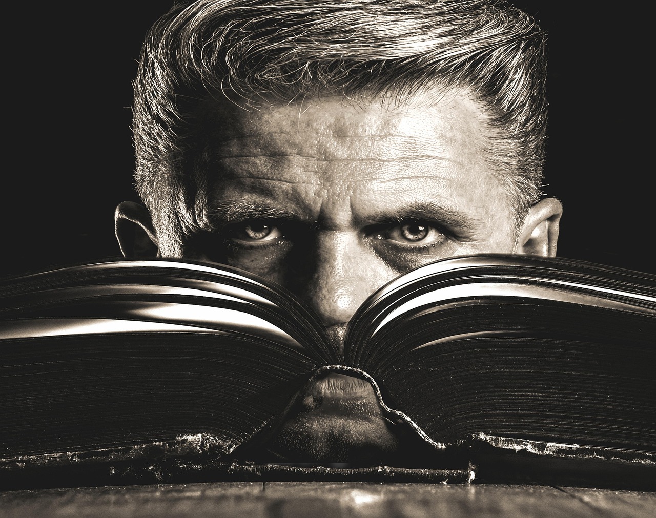 Portrait of a thoughtful person — the essence of character depth