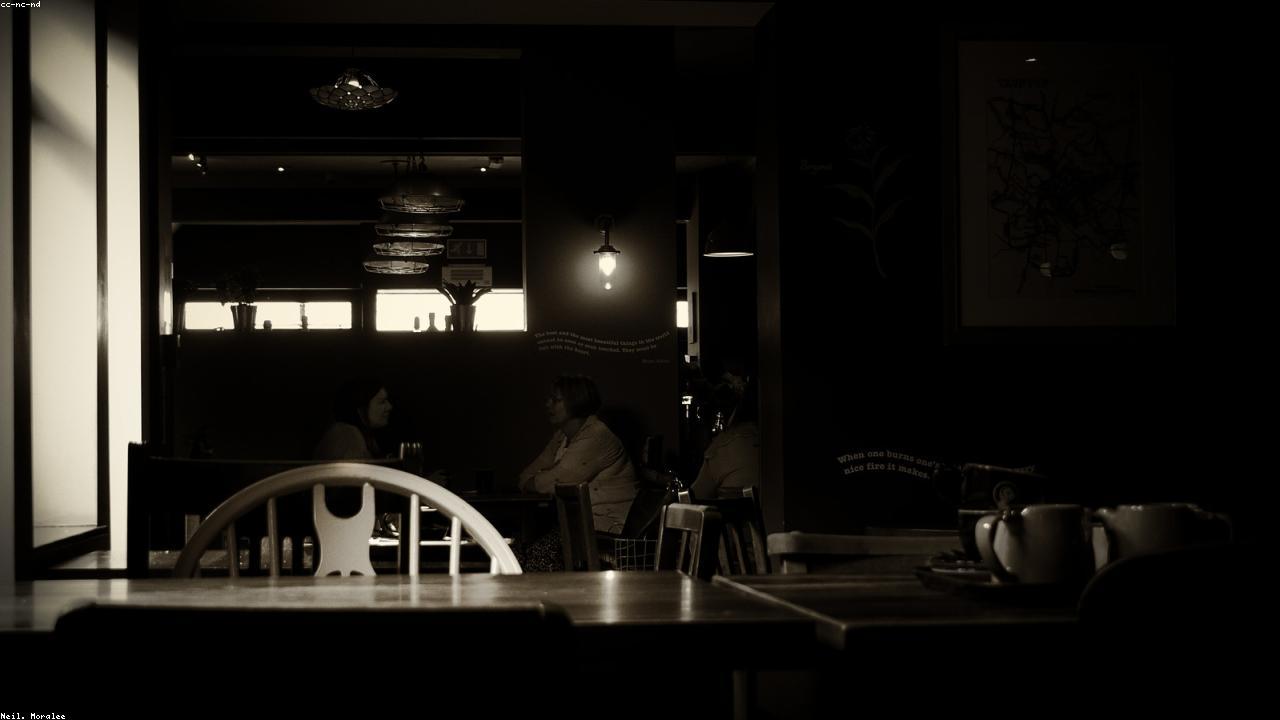 Friends meeting at a cafe — real conversations inspire great dialogue