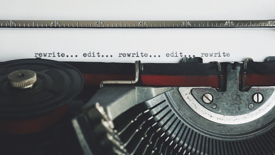 Classic typewriter with text on paper — real writing takes more than AI.