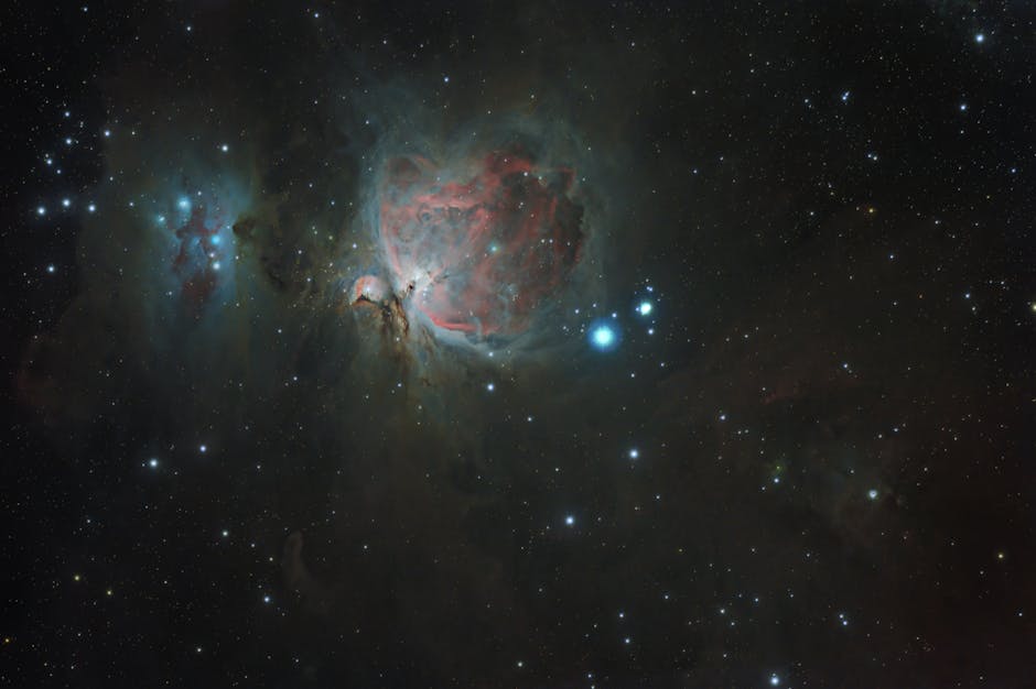A captivating image of the Orion Nebula, showcasing celestial beauty and the vastness of outer space.