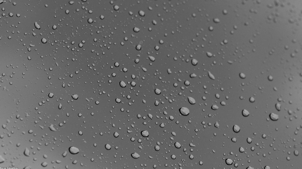 Rain drops on a window — sensory details that show instead of tell